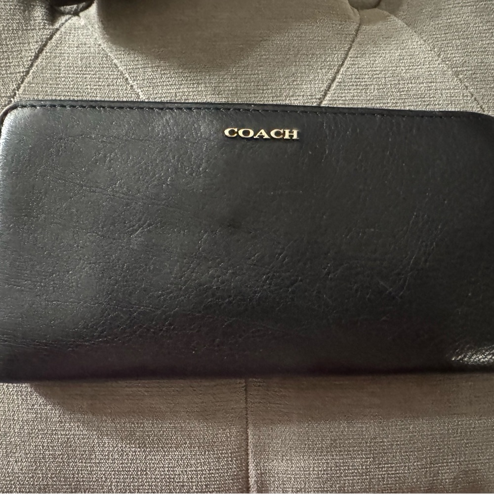 COACH leather wallet